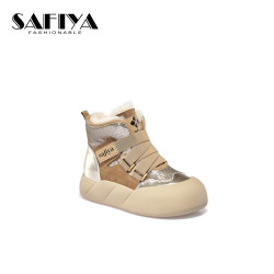 SAFIYA 2026秋冬季保暖厚底百搭舒适雪地女鞋秋款SF34118B58