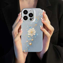适用于苹果16华为OPPO小米VIVO时尚创意潮牌花朵菲林女手机壳K436