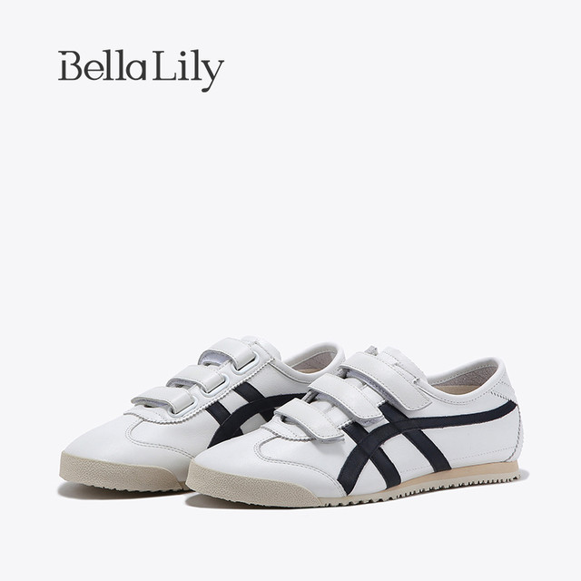 Bella Lily 休闲运动鞋女百搭轻便平底单鞋魔术贴休闲鞋