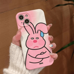 无语兔子菲林手机壳适用于苹果/华为/OPPO/VIVO/小米硬壳