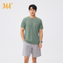 361° 运动T恤2026春夏季新款男士速干运动T恤健身透气休闲短袖上衣