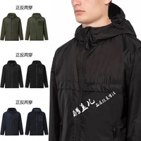 神品!双面穿意式高端秋冬户外男女情侣款细腻奥粒绒连帽加厚外套