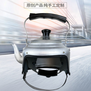 创意网红茶壶款电饭煲帽直播拍摄搞笑娱乐道具手工3