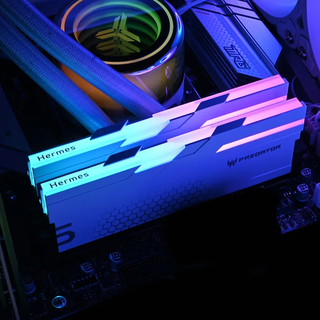 宏碁掠夺者 DDR5 6000MHz 48GB(24G*2) C38 冰刃黑 台式机内存