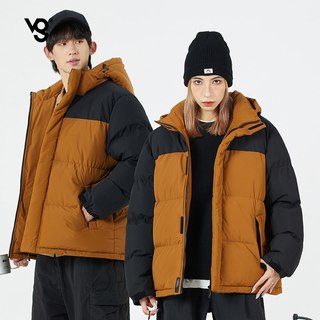 VUUG 拼色连帽工装棉服