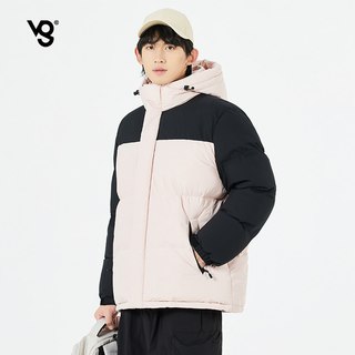 VUUG 拼色连帽工装棉服