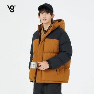 VUUG 拼色连帽工装棉服