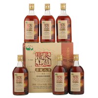 吴越稽山 绍兴*黄酒吴越稽山清爽八年花雕酒整箱礼盒500MLX6瓶糯米酒TZWTK