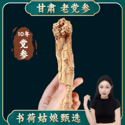 书荷姑娘精选10年特大老党参甘肃党岷县党参长条干货整条黄芪枸杞