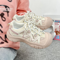 环球 女鞋丑萌老爹鞋女2026夏季新款网面透气运动鞋厚底休闲鞋子女