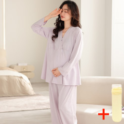月子服5-12月哺乳孕妇睡衣产妇家居服怀孕期