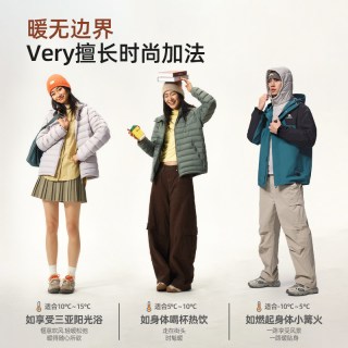 骆驼 女装轻薄羽绒服2026秋冬新款抗静电90鸭绒情侣外套男