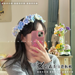 花环扭扭棒DIY材料包仙女礼物生日头饰创意婚礼手工谷子发饰