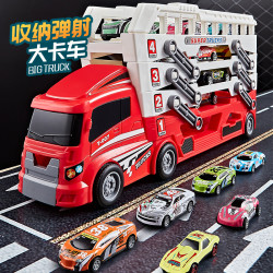 玩具车4折叠5大卡车模型3岁6收纳货车小汽车男孩3-6岁儿童礼物