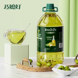 巧媳妇 食用油10%橄榄油调和油5L桶装非转基因色拉植物油家用正品T