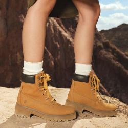 Timberland 官方踢不烂女鞋辣妹大黄靴休闲增高|A5VPZ