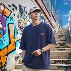 Dickies 丝光棉凉感T恤情侣款日常运动休闲经典短袖夏季吸湿排汗百搭上衣