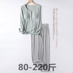 月子服夏季薄款产后喂奶哺乳套装外出时尚孕妇睡衣坐月子睡衣春秋