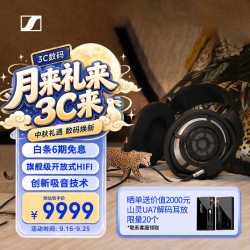 森海塞尔 HD800S 耳罩式头戴式耳机 黑色