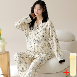 月子服哺乳孕妇睡衣待产前家居服喂奶产妇外穿
