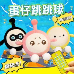 电动娃娃跳跳球毛绒玩具会学说话玩具发声玩偶毛绒公仔生日礼物