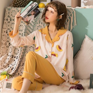 穗曼凤 月子服夏季薄款产后3-4月份喂奶哺乳孕妇睡衣春秋怀孕期坐月套装