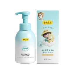 春娟宝宝 青刺果婴童温和洗发沐浴泡泡无泪配方无刺激洗沐二合一