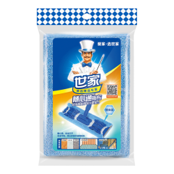 世家 21050 细纤维夹固式拖布 军绿色 单只装