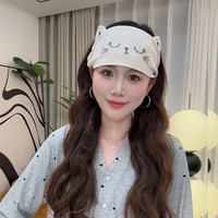 产妇夏季月子发带薄款透气吸汗防风可爱包头头巾孕妇坐月子帽子