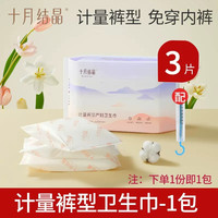 十月结晶 计量型产妇卫生巾裤型安心裤成人孕妇纸尿裤产后专用秋冬