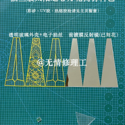 掐丝版太阳之心万花筒材料包（彩砂或夜光沙、工具，请见橱窗）