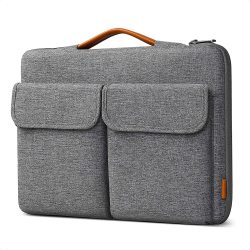 Inateck 电脑包MacBook16英寸pro13/14英寸胆包15.6笔记本手提电脑包 商务灰|手提电脑包 13英寸