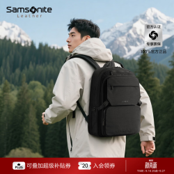新秀丽 NX5*09001 15.6英寸商务双肩包 黑色