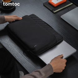 tomtoc 手提电脑包13/14/16英寸笔记本内胆包高端A24苹果MacBook Pro/Air 秩序黑 14英寸