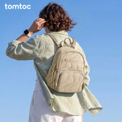 tomtoc T51 轻便多功能 熔岩黑 11L 电脑包