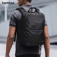 tomtoc 高效随行大容量出差通勤包 男士双肩包 T71 曜石黑 24L