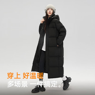 雪中飞 8056 长款过膝加厚 黑色 XS/155/80A 男士羽绒服