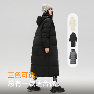 雪中飞 8056 长款过膝加厚 黑色 XS/155/80A 男士羽绒服