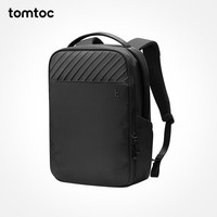 tomtoc Voyage系列背包商务双肩包电脑包男女通勤出差大容量登机包T50 秩序黑 20L