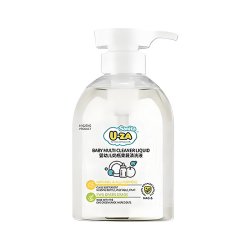 韩国uza奶瓶果蔬清洗剂500ml婴儿专用果蔬净玩具餐具清洁剂不伤手