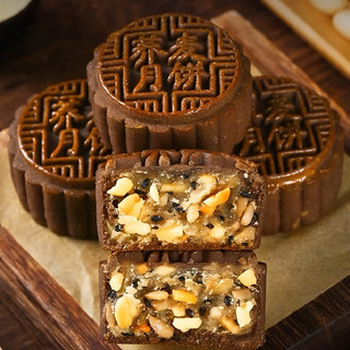 乐归农 无蔗糖五仁荞麦月饼 500g