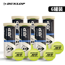 邓禄普 网球ATP赛事铁罐ATP巡回赛比赛用球 三粒装胶罐6筒