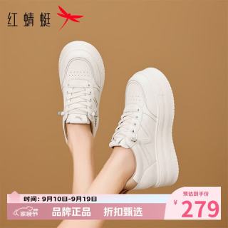 红蜻蜓 女鞋休闲运动板鞋 轻便舒适小白鞋通勤厚底增高老爹鞋女士运动鞋