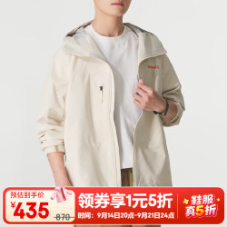 Timberland 冲锋衣男户外徒步登山运动服连帽机能工装夹克外套 A41SFEFL/浅棕色 L 180