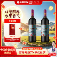 通化葡萄酒 通化红梅甜型葡萄酒红酒 果酒微醺送礼 铁盖红梅15度*2瓶