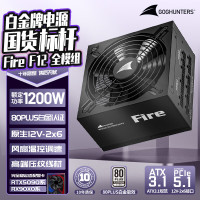 长城 Fire白金全模组电源 台式机主机电源/自动启停 F12白金全模ATX3.1（额定1200W）