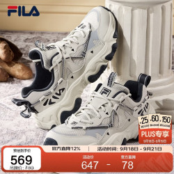 FILA 猫爪5丨老爹鞋26秋冬男鞋复古厚底增高运动休闲鞋