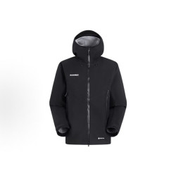 MAMMUT 冲锋衣1010-30151黑色 3层GTX硬壳DWR防水