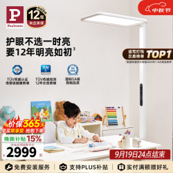 Paulmann P德国柏曼立式护眼灯 LED全光谱骑士大路灯儿童学习读写护眼台灯 新骑士I 8㎡-12㎡ 4000K 紫光护眼
