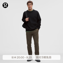 lululemon ABC男士长裤 Warpstreme速干 橄榄绿棕 36